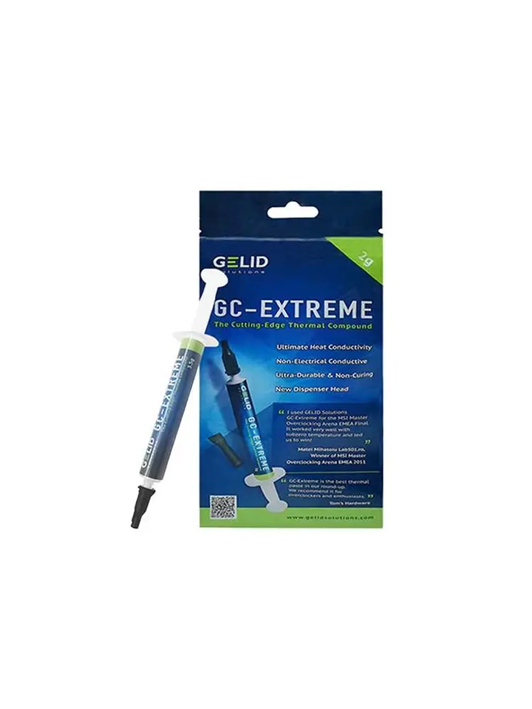 Pasta termoprzewodząca GELID GC-Extreme 1g/2g/3.5g/10g do chłodzenia procesora CPU, radiatora, procesora PC, GPU, podkładka termoprzewodząca 8.5W/mK — zdjęcie produktu 6