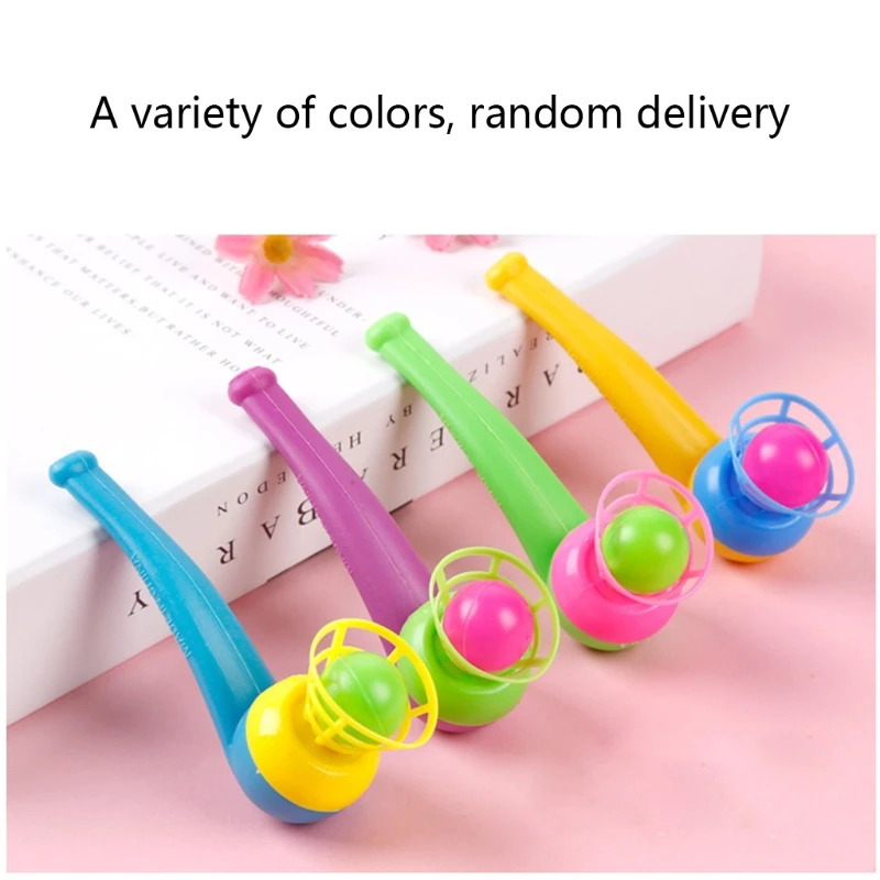 Pipe Blowing Toy Ball Game Brain Developmental Baby Toy Floating Ball for Toddlers Muscle Training Educational Preschool