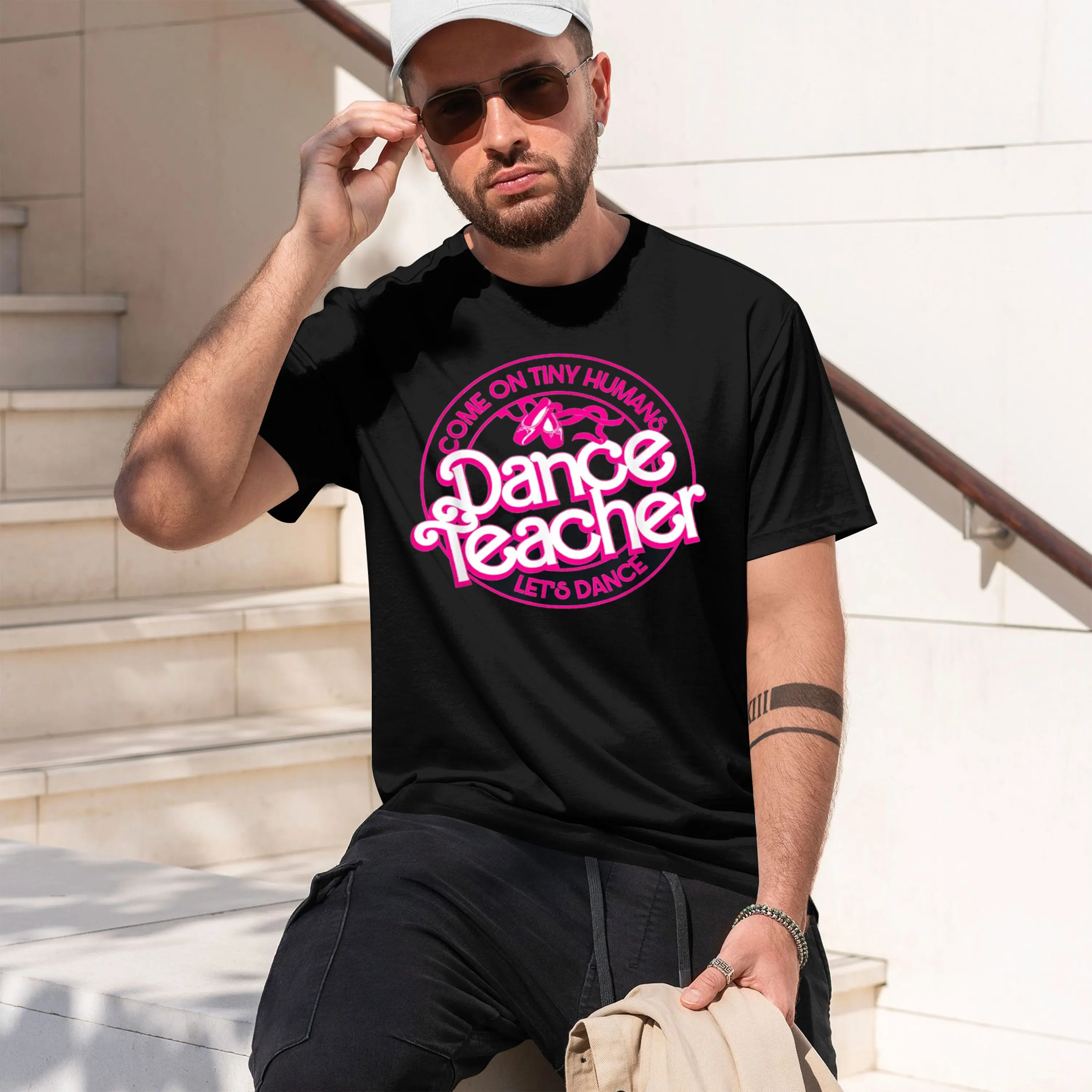 Dance Teaer Come on Tiny Humans Let's Dance T-Shirt Grh T Shirts Women Clothes Ropa De Mujer 2026 New Model Short-sleeve crewnec