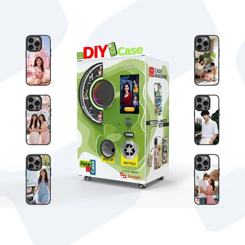Customized Automatic Print Personalized Diy Unique Custom Offerings Mobile Cell Phone Case Cover Printing Vending Machine