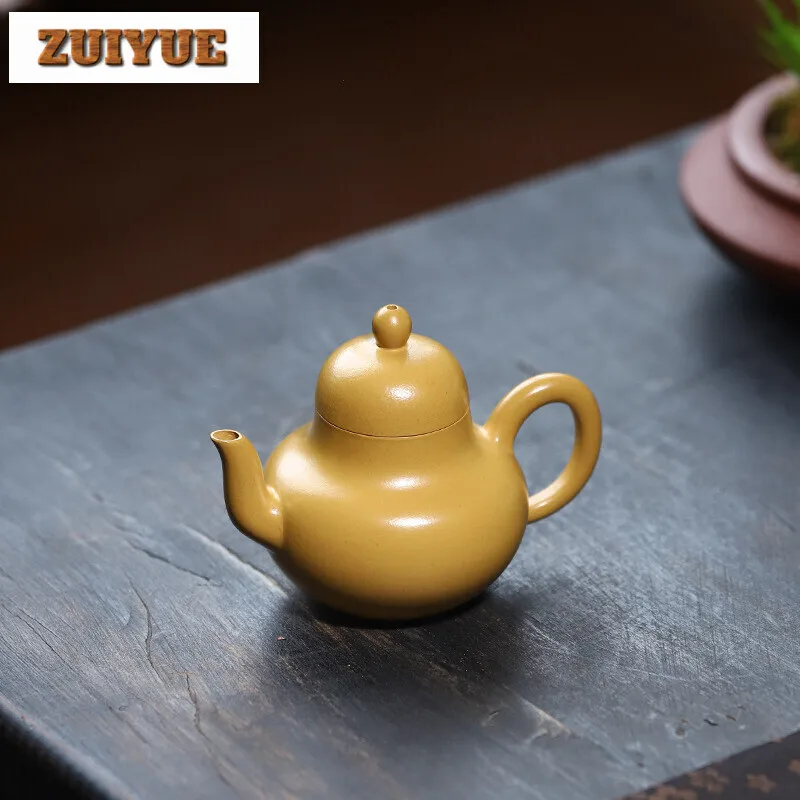 

110ML Vintage Yixing Purple Clay Teapots Handmade Pot Raw Ore Zhu Mud Kettle with Strainer Zisha Tea Set Tea Services Craft Gift