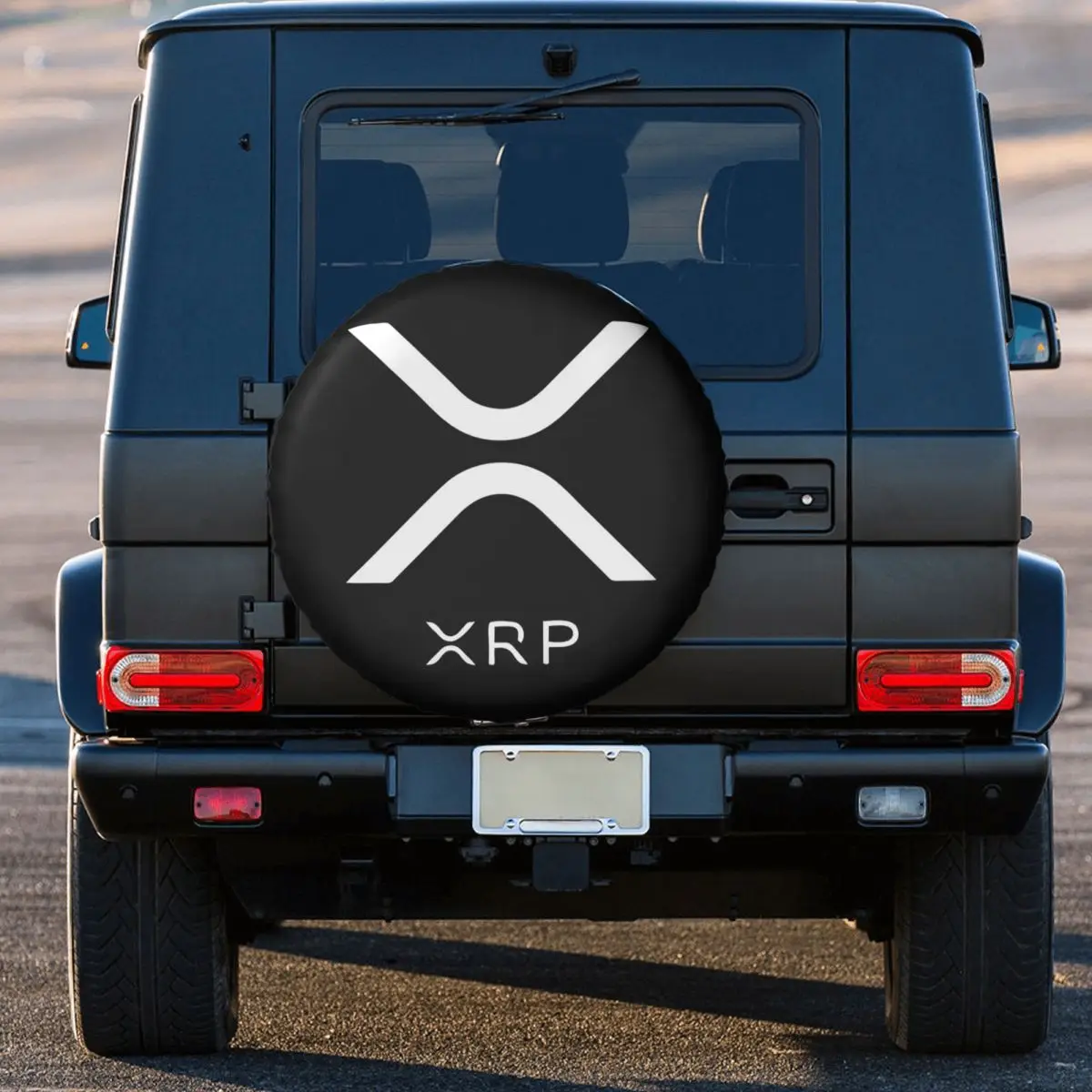 Custom XRP Ripple Spare Tire Cover for Car Trailer 4x4 Wheel Protector Covers 14