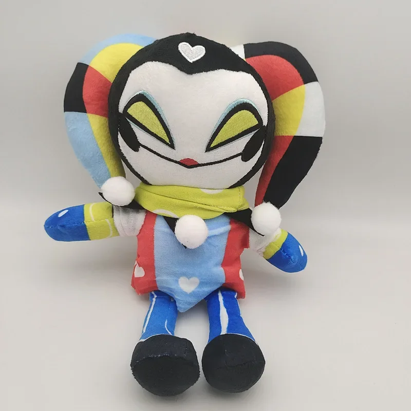 30cm Clown Helluva Boss Fizzarolli Plush Dolls Exes And Oohs Anime Figure Helglove Boss Fizzarolli Plush Toy Gifts For Children