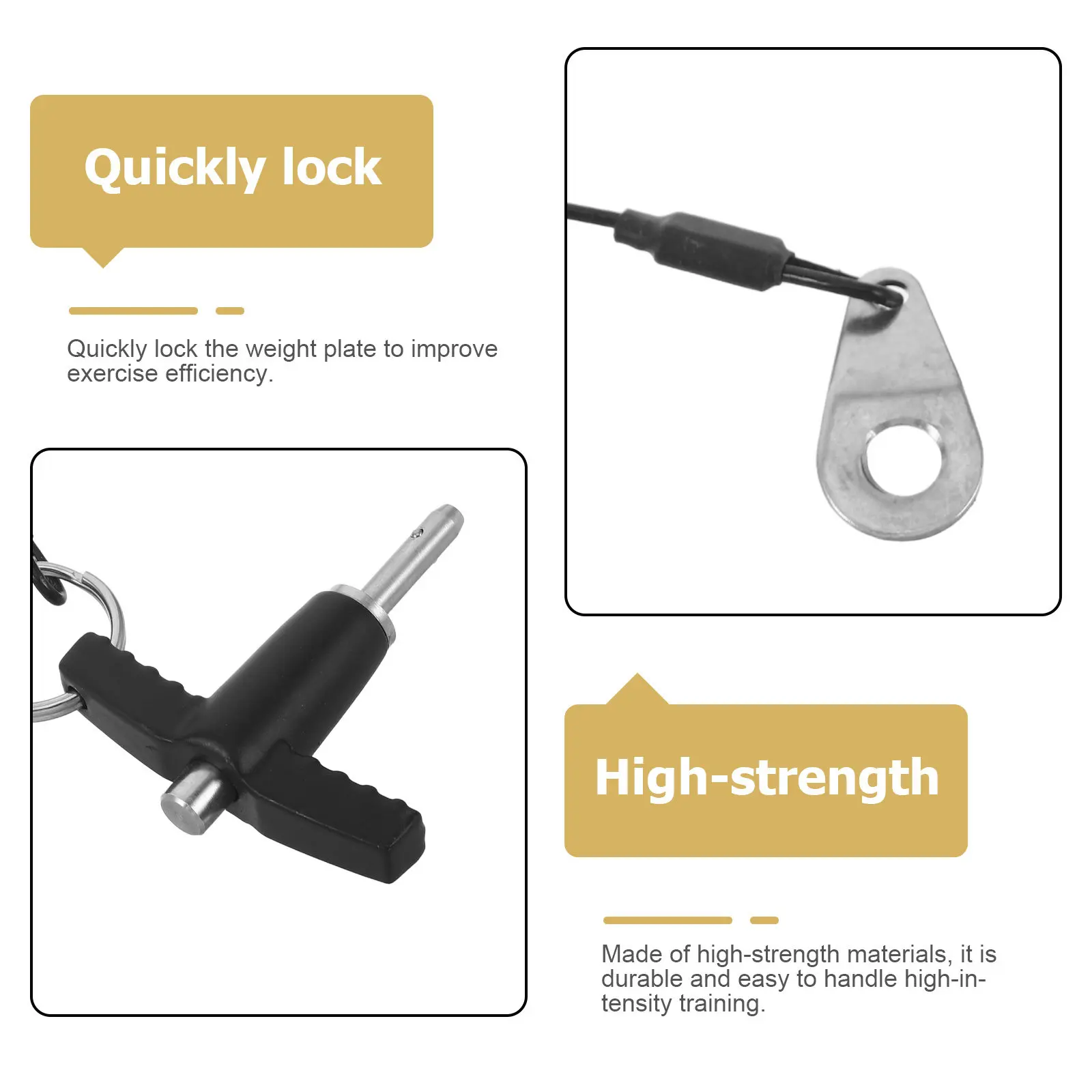 Gym Pins for Weight Stack Heavy Duty Replacement Weight Pin for Home Commercial Fitness Equipment Exercise Machines Fitness - view 3