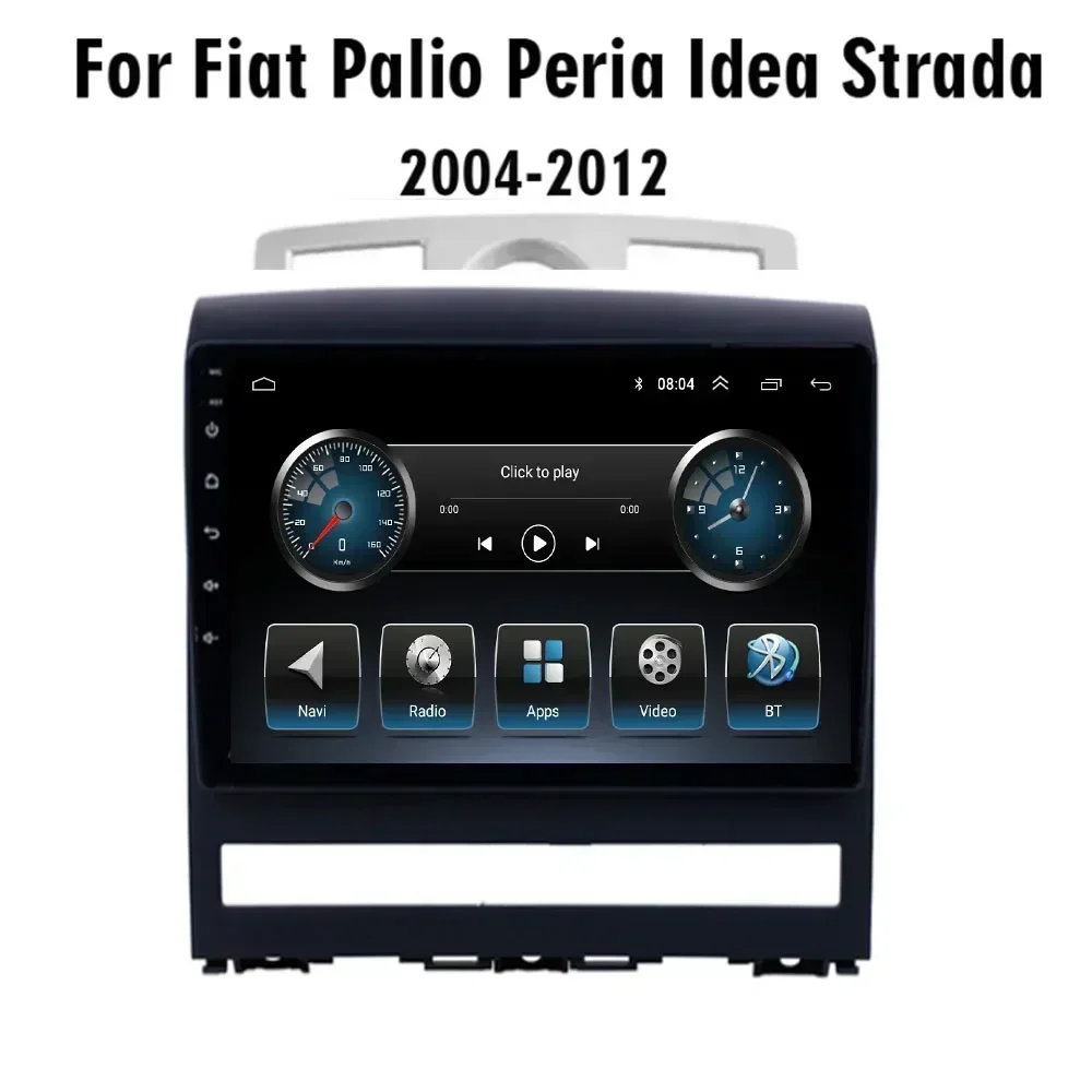 Car Radio GPS Android 13 Multimedia Video Player Auto Stereo Audio For Fiat Strada Idea 2012+ Carplay Camera NO DVD