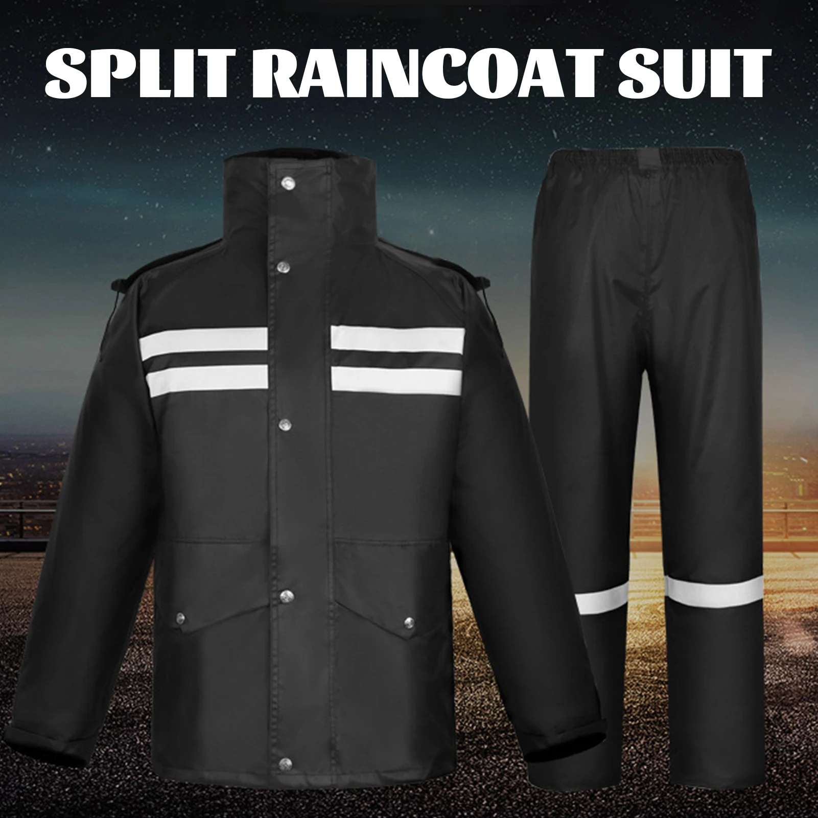 

Raincoat Set For Women Men Waterproof Windproof Rainwear For Adults Teens