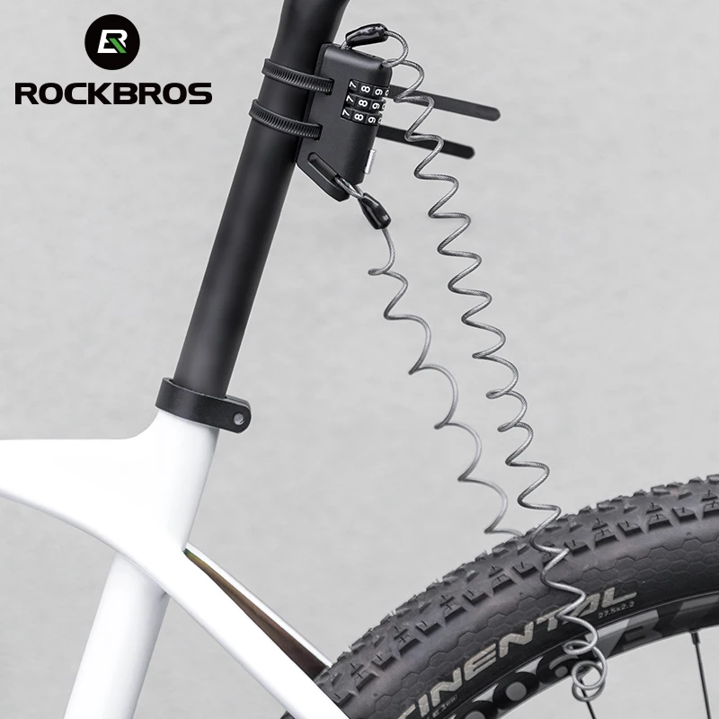 ROCKBROS Fahrrad-Minischloss 3-stellige Zahlenkombination Passwortschloss rostfrei leicht tragbar Multifunktionsschloss Fahrradzubehör