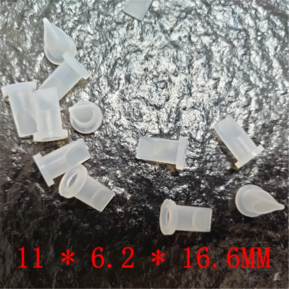 50PCS 11*6.2*16.6MM Food Grade Silicone Duckbill Valve Breast Pump Check Valve Coffee Machine Check Valve