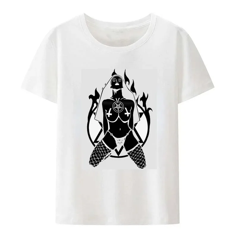 New Limited Choke Me Satan Unholy Nun Satan T-shirt Redbubble bad religion t-shirts For Women Custom Aldult Teen Unisex