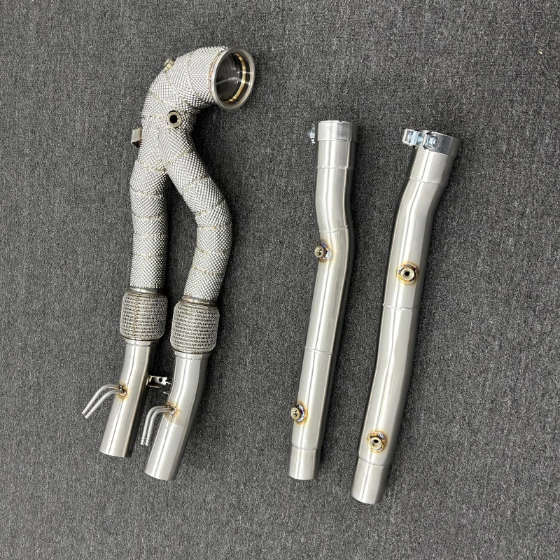ACE Awesome Hochleistungs-Auspuff-Downpipe für AUDI RS3 2.5T 8Y 8S RACE Downpipe mit Hitzeschutz aus Edelstahl 304 – Detail 5