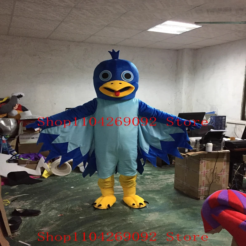 

Cartoon Eagle Mascot Costume Cartoon Hawk Mascotter Birthday Anime Birds Cosplay Costumes Character Party Maskote Halloween Suit