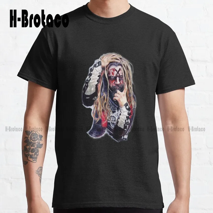 Rob Zombie Classic T-Shirt Golf Shirts High Quality Cute Elegant Lovely Kawaii Cartoon Sweet Cotton Tee Shirts Make Your Design