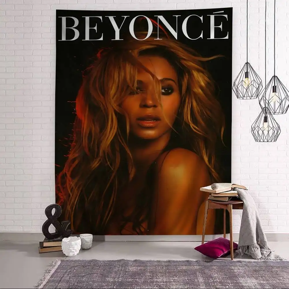 B-Beyonce Renaissance Singer Hanging Bohemian Tapestry Bohemian Wall Tapestries Mandala Cheap Hippie Wall Hanging