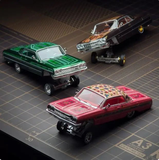 New Arrival 1/64 Special Price Die-cast Metal American Multiple 1964 Jump Car Model Furniture Display Collection Toys Children