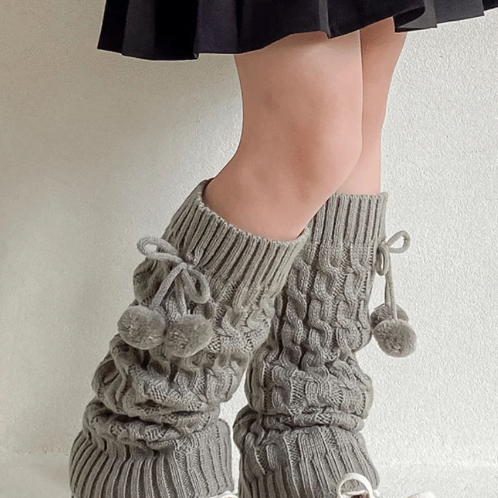 

Модные детские гетры в корейском стиле JK, вязаные чехлы для ног в стиле балеткор, носки-гетры для малышей в стиле Лолита