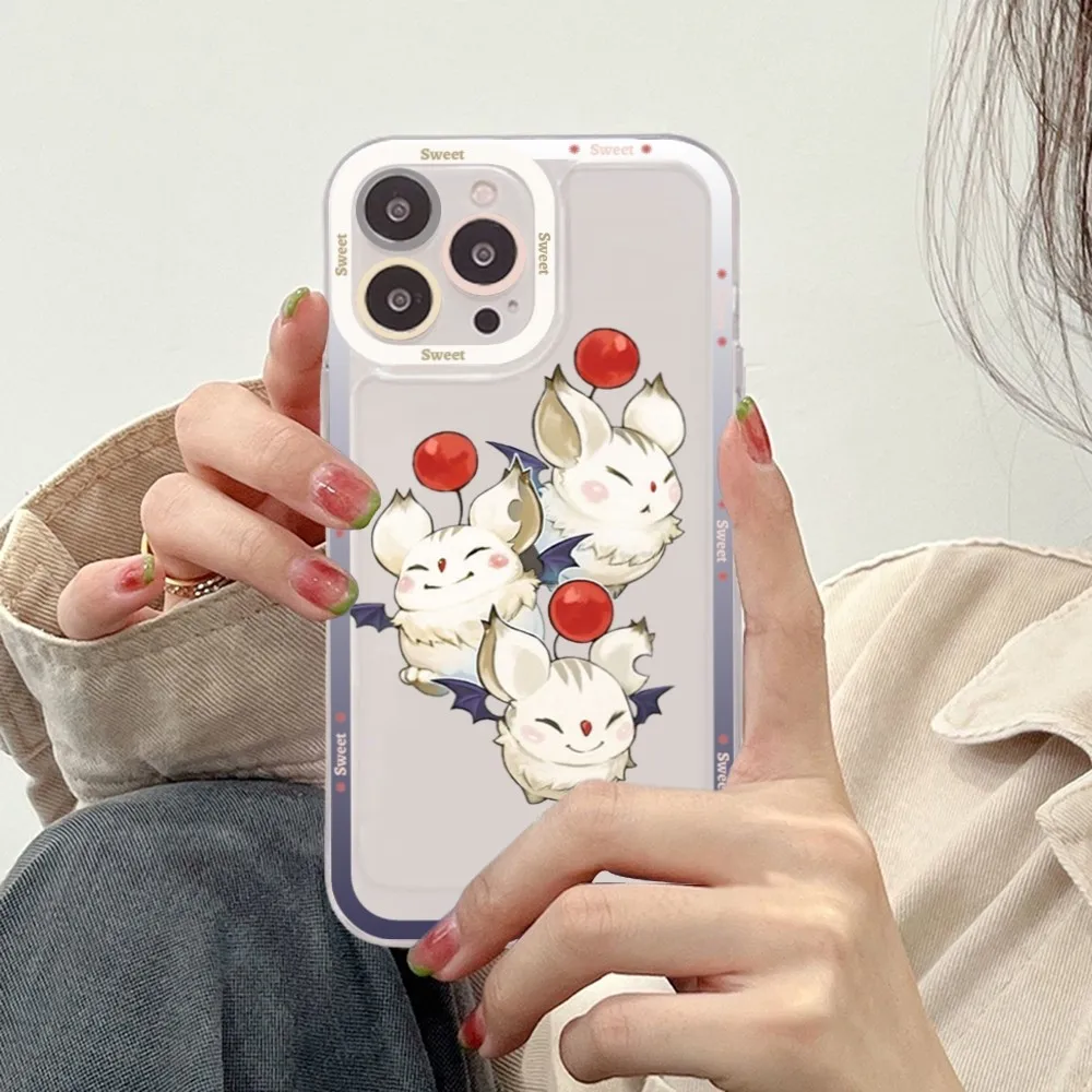 Final Fantasy Moogle Phone Case For Samsung S 20 S 21 S 22 S 23 Lite Plus Ultra Mobile Cover