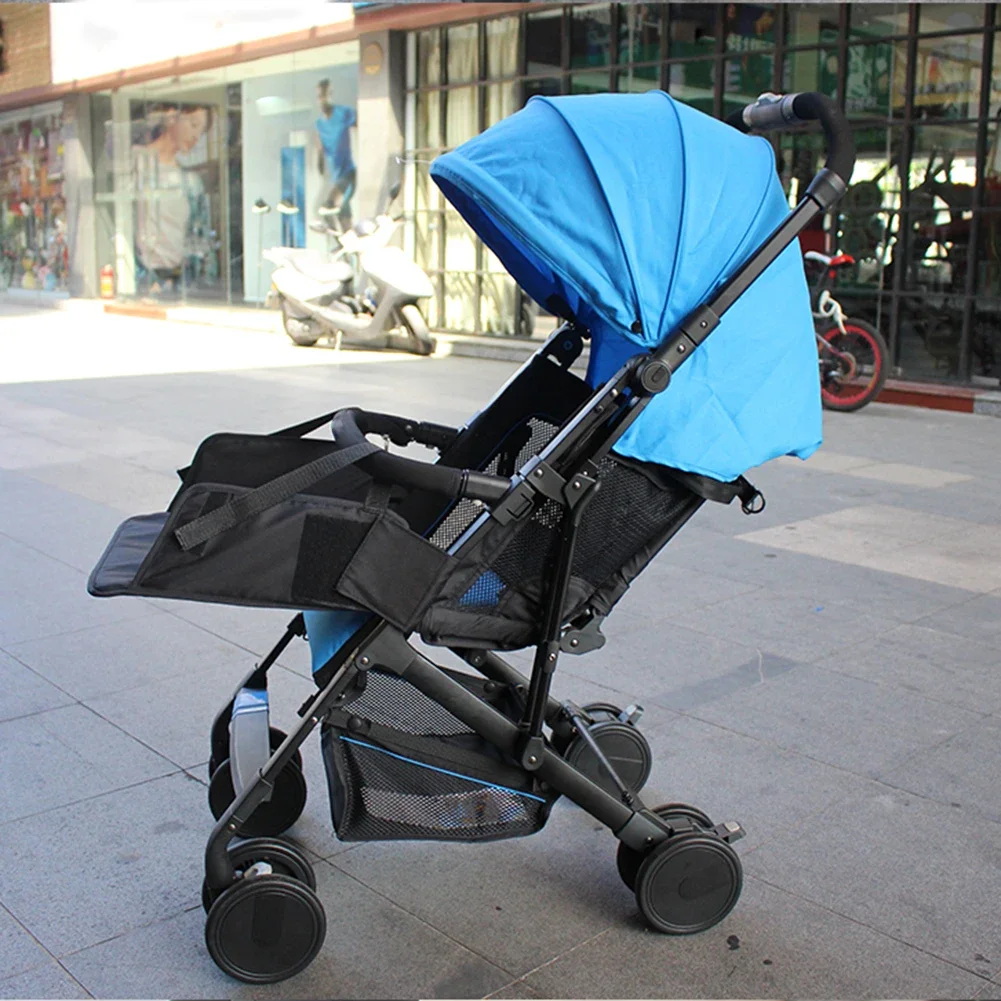 Baby Stroller Universal Footrest Oxford Cloth Durable Practical Footboard Pushchair Infant Kid Pram Accessories 35x30ｃｍ