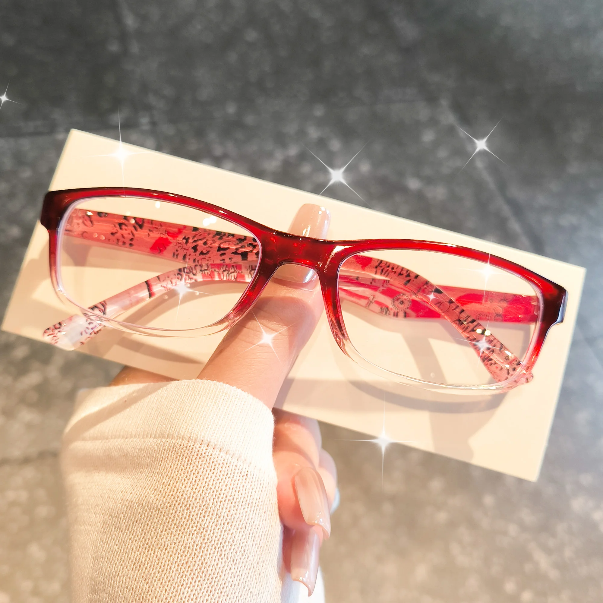 3 أزواج من نظارات القراءة، نظارات نسائية عصرية مع قارئات بمفصلات زنبركية كلاسيكية بتصميم زهور