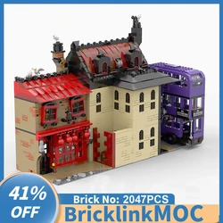 NEW magic Movie Moc The Leaky Cauldron and Gambol and Japes Joke shop model DIY creative ideas Child Toy birthday Gift blocks