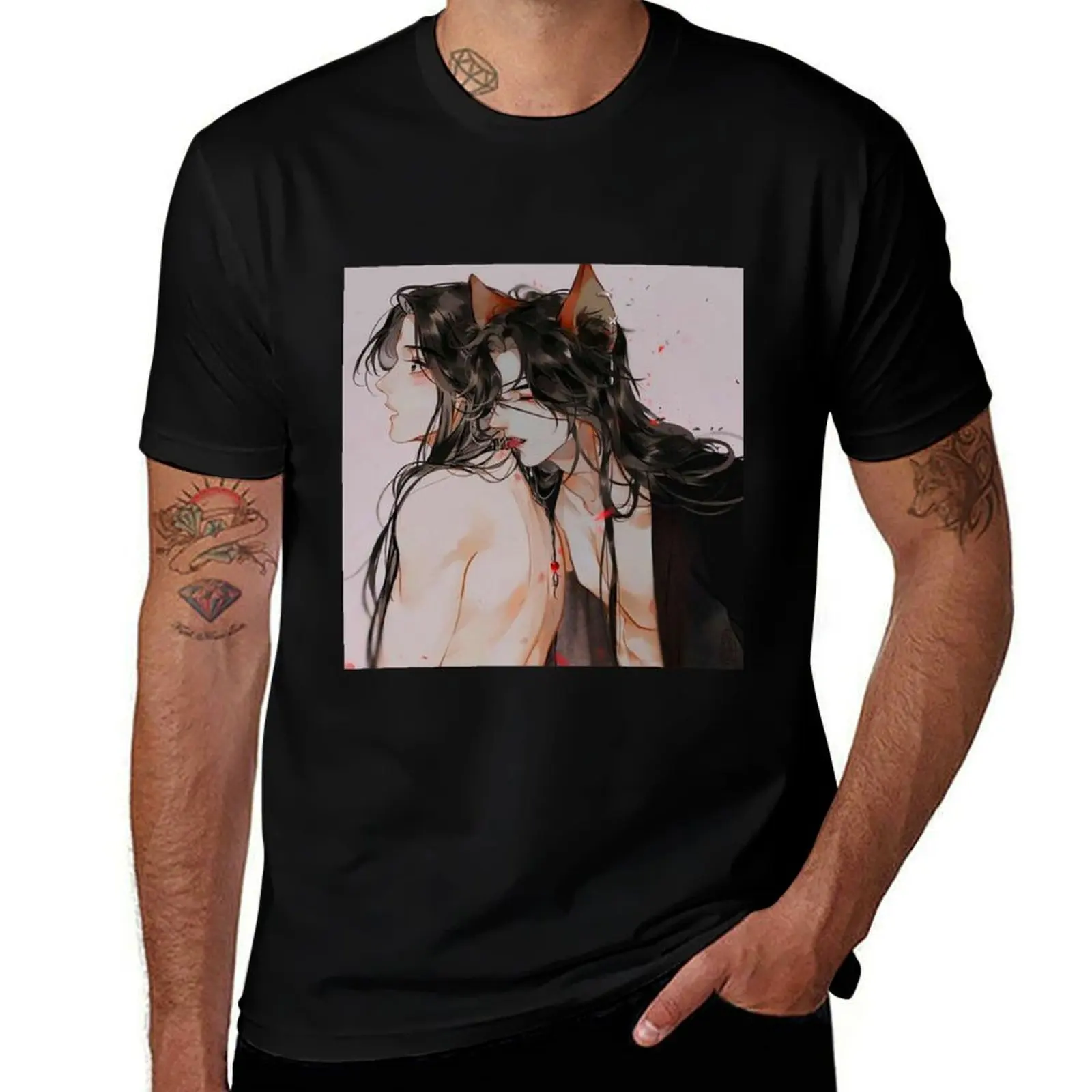 

TGCF Hualian Moment T-Shirt t shirts for man graphic tees t shirts for man graphic funny anime t shirts oversize T-shirt