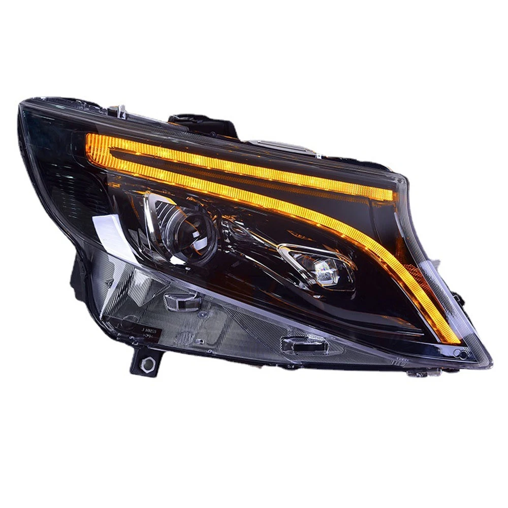 1 Pair LED Headlight Assembly for Benz VITO W447 2016-2024 Headlights Plug and Play LED DRL Dynamic Turning Front Head Lights