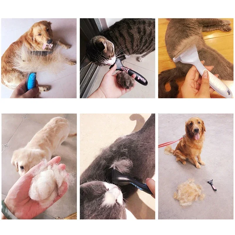 Pet Dog Hair Brush Cat Hair Brush Dog Special Comb Cat Long Hair Trimmer Pet Beauty Tools Dog Supplies