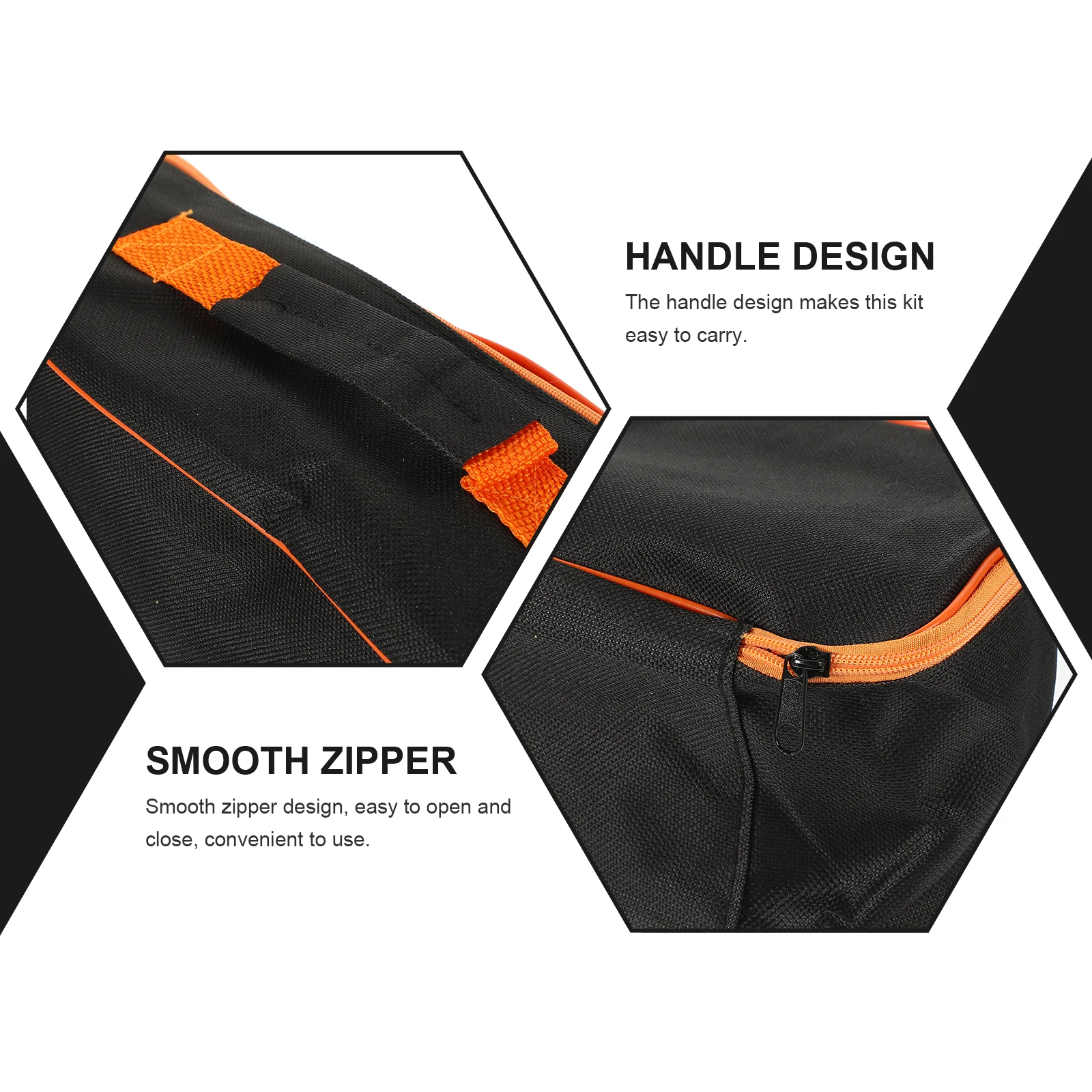 

Multipurpose Bag Zipper Oxford Cloth Pouch Organizer Portable Storage Bag For Hardware Parts Accessories Outdoor Use Durable