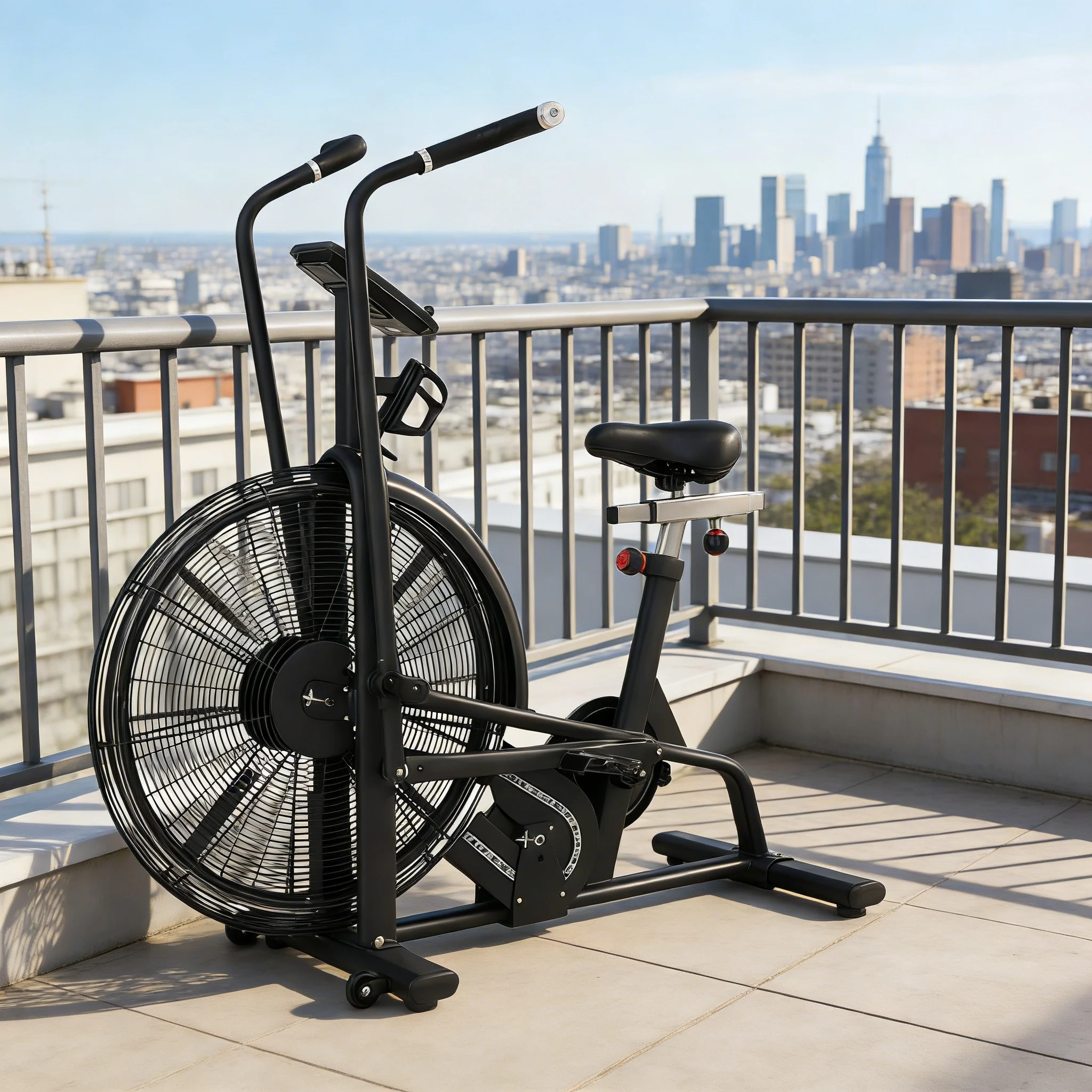 Factory Direct Premium Exercise Bikes Fan Exercise Equipment Fan Bike Heavy Duty for Commercial Gym Use view 2