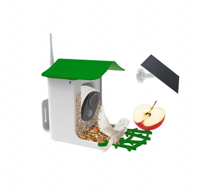 

1080P AI Smart Bird Recognition Outdoor Solar CCTV Bird Feeder with Smart Explosions-Resistant Bird Feeder