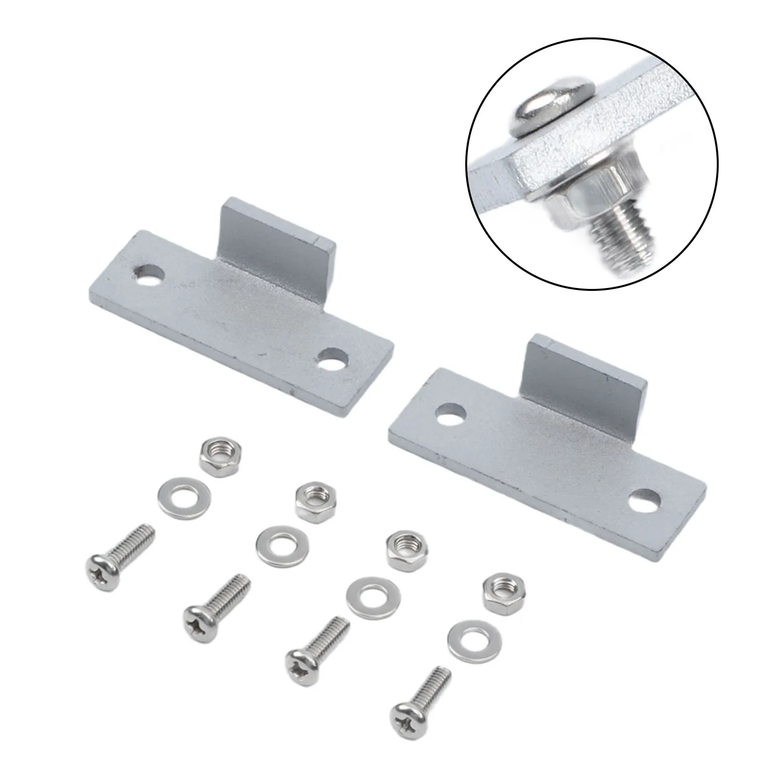 Turntable Dust Cover Hinge Kit Metal Brackets For Technics SL-D2 SL-Q2 SL-3200 Repair Replacement Parts