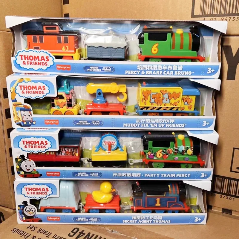 

Hot Original Thomas And Friends Train Pocket Toy Gold Diesel Molley Lady Toby Rail Train Model Pocket Toys For Children Gift Toy