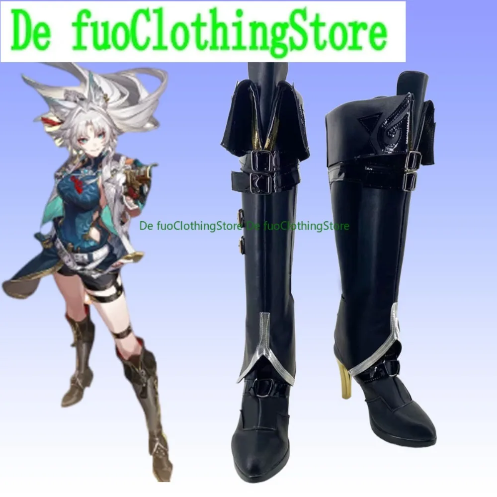 

DefuoClothing Honkai: Star Rail Feixiao Обувь для косплея Аниме Игры Костюмы на Хэллоуин Реквизит для вечеринки Обувь