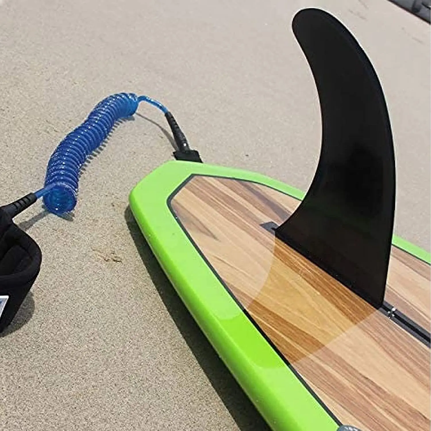 SUP Fin 6.5 ~ 10-calowa pojedyncza płetwa Longboard centralna płetwa do długa deska/Paddleboard Nylon + czarne pikiety surfingowe z włókna szklanego