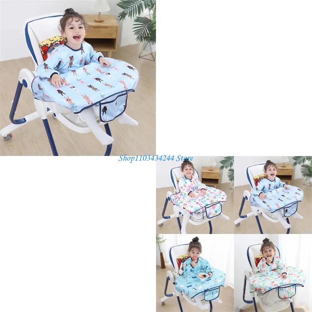 

Детский комбинезон, нагрудник для кормления, детский нагрудник для еды, чехол на обеденный стул, нагрудник для рисования для для