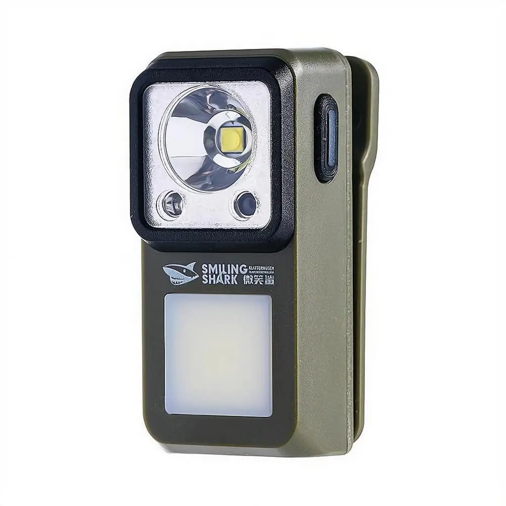 LED-Taschenlampe mit Magnetklemme für den Außenbereich, extrem lange Leuchtdauer, Arbeits- und Notfalllampe, wiederaufladbar, zum Anbringen, ideal zum Campen und Wandern. – Detail 1