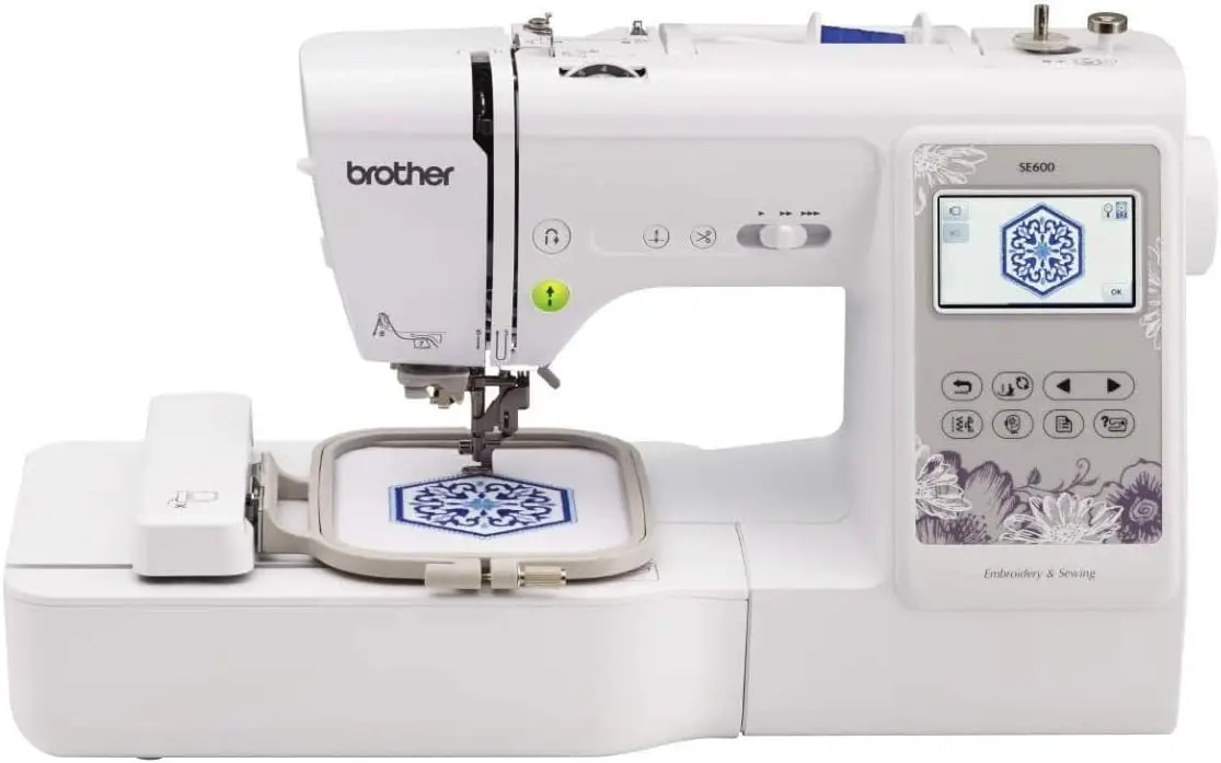 SE600 Sewing and Embroidery Machine, 80 Designs, 103 Built-In Stitches, 4