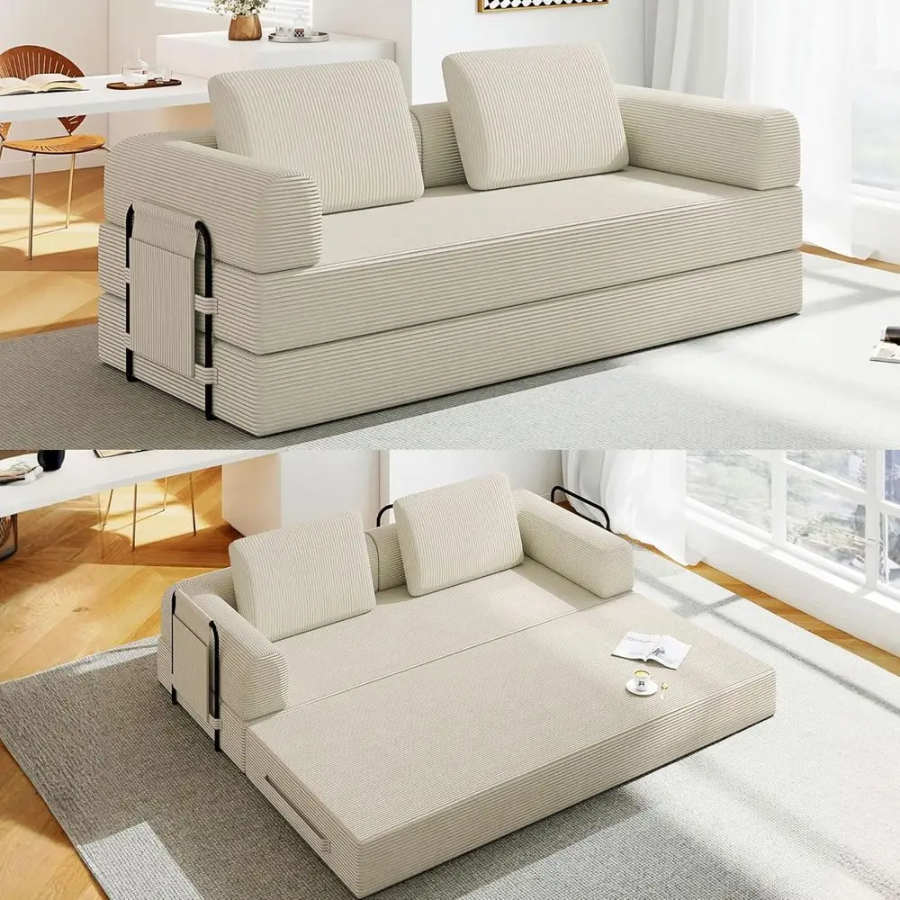 3-Seater Corduroy C…