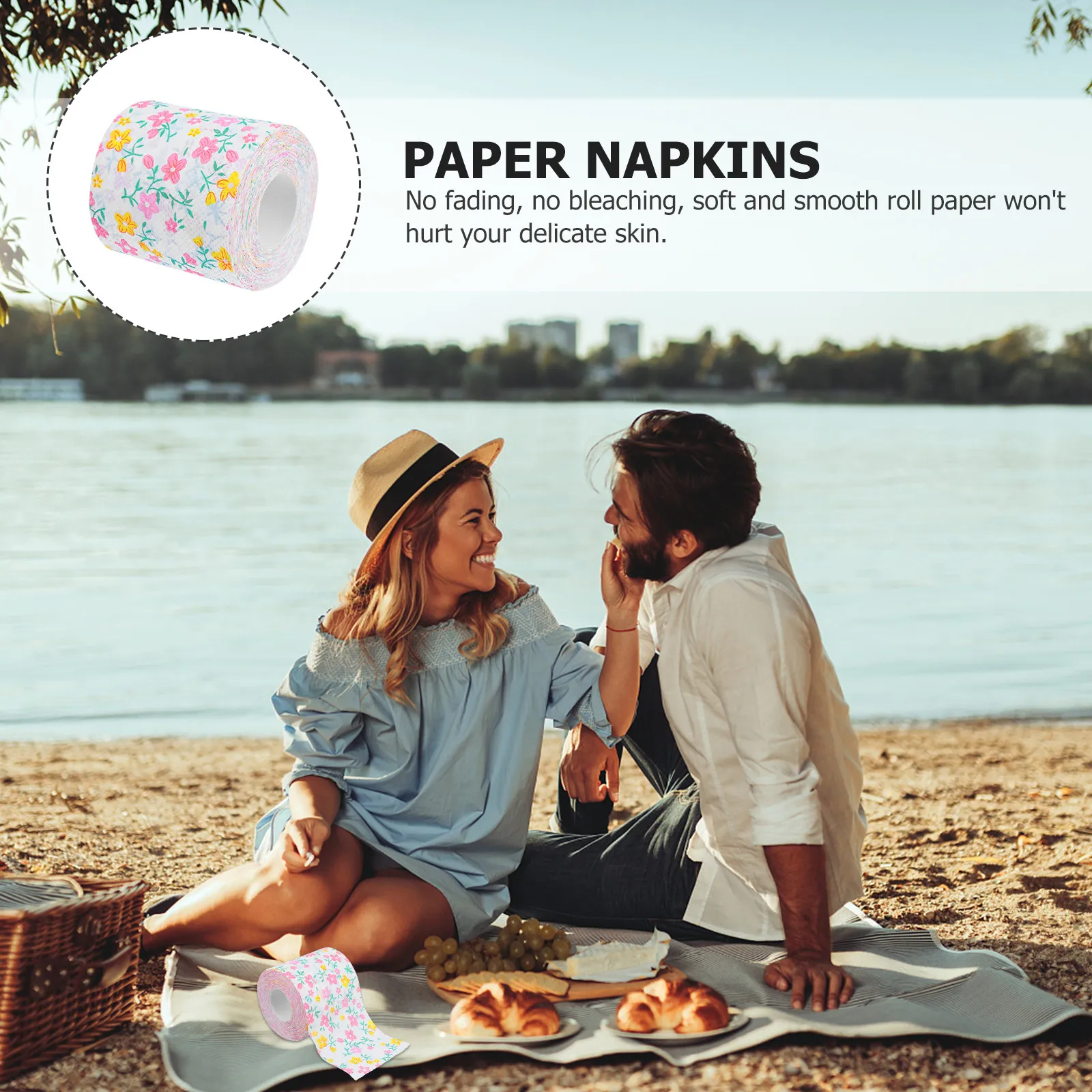 

Рулонная бумага с рисунком, экологически чистая туалетная бумага из древесной массы, нелиняющая, гладкая, одноразовая, для дома, столовой, ванной комнаты