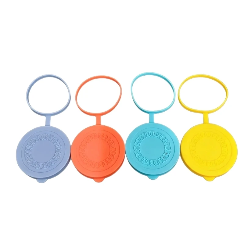Replacement Carafe Lids with Neck Loop Design for Repeated Use, Set of 4 3XUF