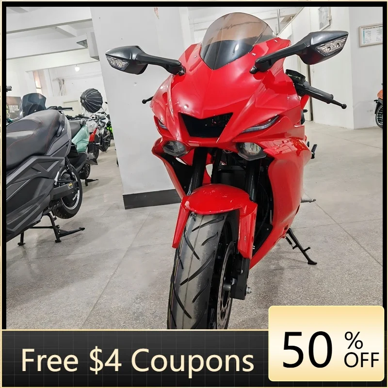 WB  R6 electric racing motorcycle heavy-duty high-speed 72V120A lithium battery 3000W-10000W 200kg maximum load wheel motor seri