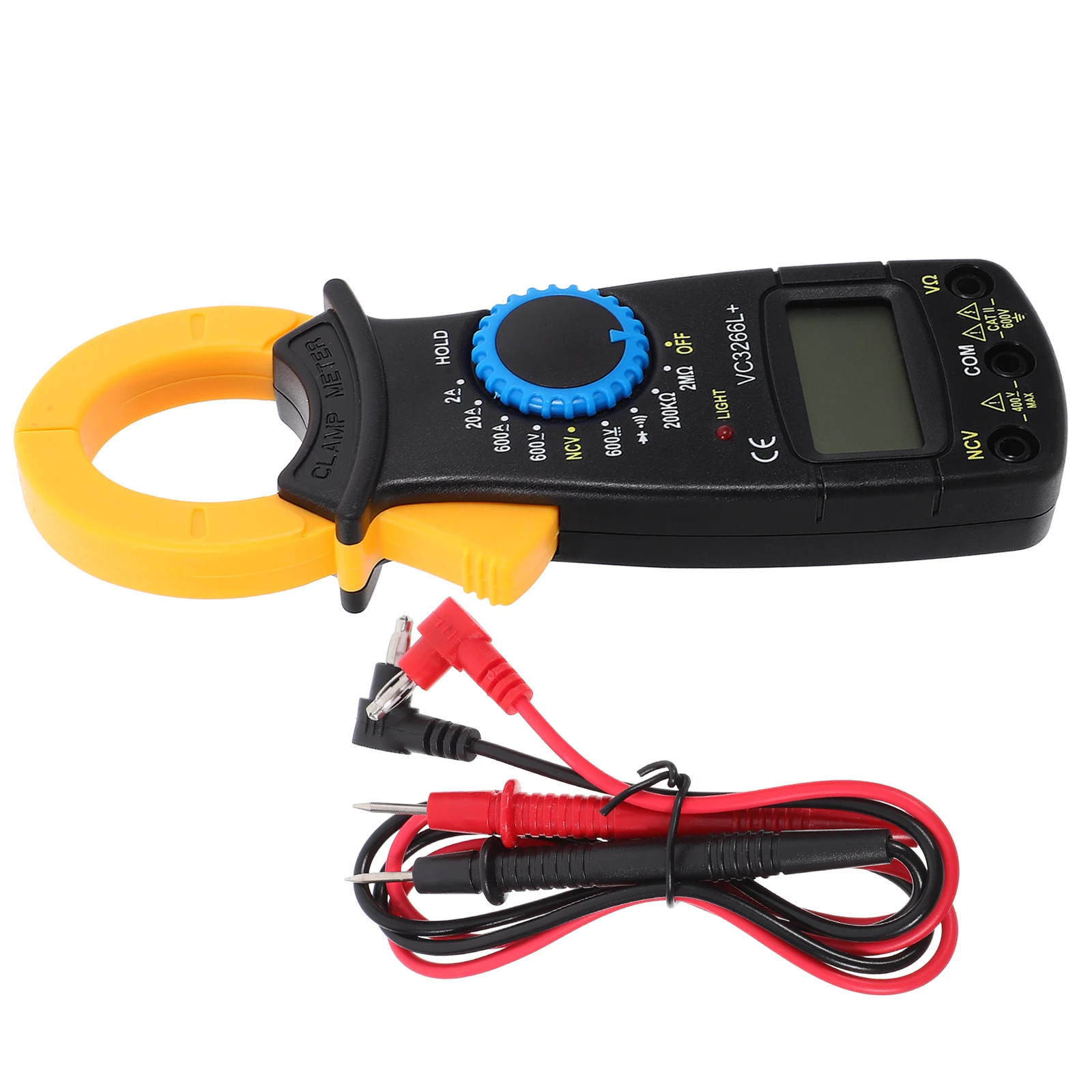 

3266L Clamp Tester for Volt Amp Meter Voltage Current Resistance Detection Portable Digital Electrical Meter ABS