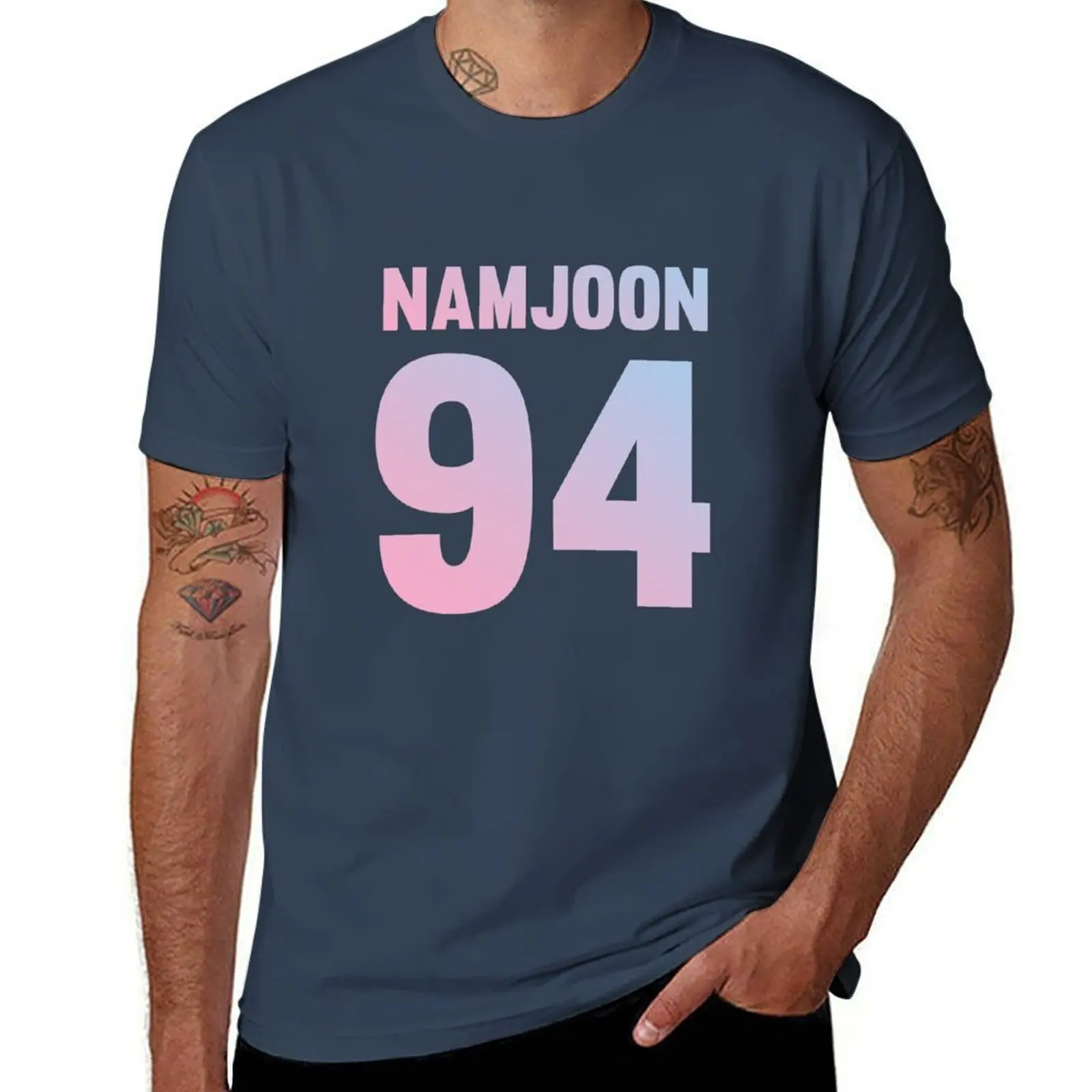 

Namjoon Jersey T-Shirt Plus Size Loose Fit T-Shirt
