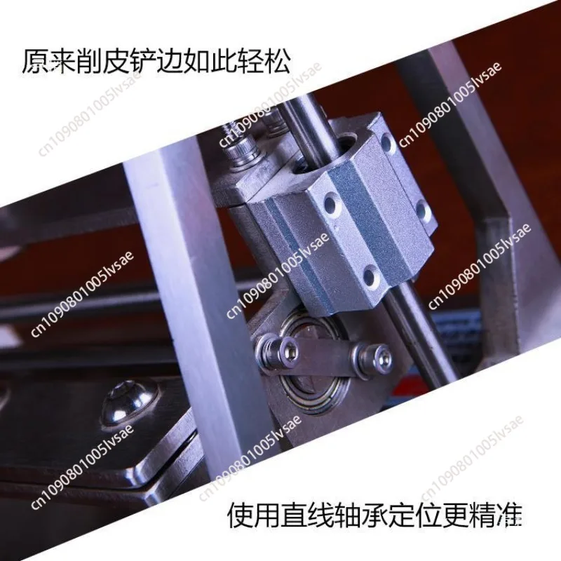 Professional Leather Peeling Machine Manual Leather Skiver Peeler  Stainless Steel High Precision DIY LeatherCraft Width