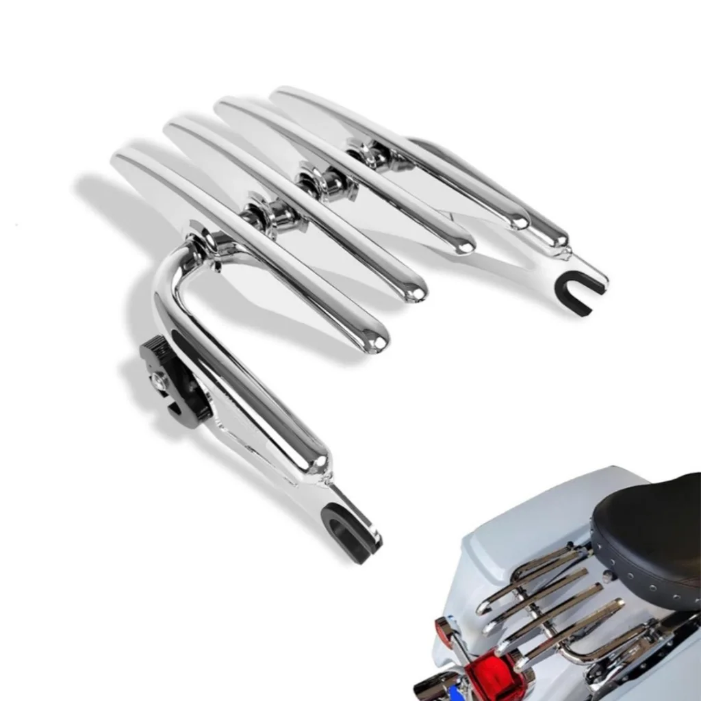 Odłączane oparcie Sissy Bar z bagażnikiem do Harley Touring Road King Special Road Glide Street Glide CVO 2009-2026 — zdjęcie 4