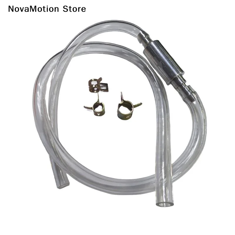 [NM]1 Set Bleeder Fluid Hose Hydraulic Clutch Valve Tube Kit Motorcycle Brake Bleeding Oil Change Pump Tool[NM]