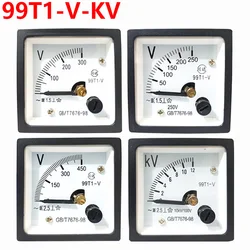 99T1 AC 300V 250V 450V 500V Measuring Range Panel Mounting Voltmeter