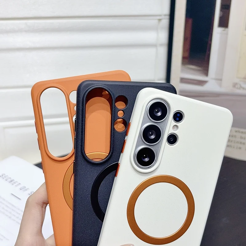 Magnetische Ultradünne Mattierte Hautfreundliche Hülle für Samsung Galaxy S26 Ultra S25Ultra S24Ultra Matte Kabellose Ladekompatible Sturzsichere Abdeckung – Detail 3
