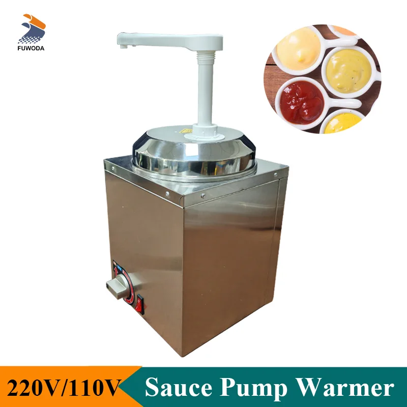 110V 220V Sauce Pump Warming Machine 2.5L Single Head Jam Sauce Syrup Honey Pump Dispenser Household Kitchen Use