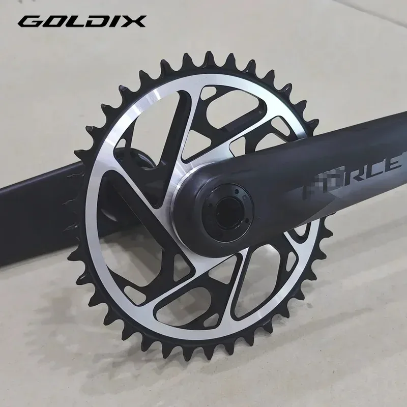 

GOLDIX MTB Chainring 8 Bolt 3mm Offset CNC Narrow Wide 34T/36T/38T/40T Sprocket for ETAP KRAFT RED Crankset 7075 Aluminum
