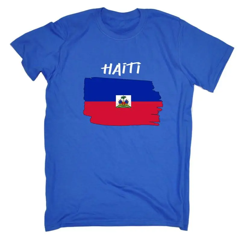 

Haiti Country Flag Nationality Supporter Sports Mens T Shirt